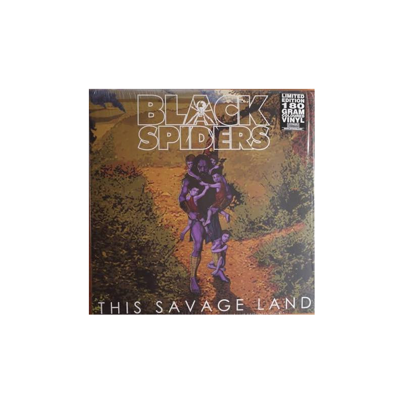Black Spiders "This savage land" LP vinilo verde/negro salpicado