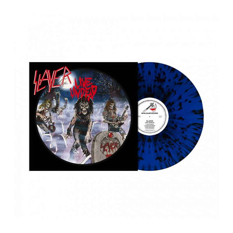 Slayer "Live undead" LP blue/black splattered vinyl